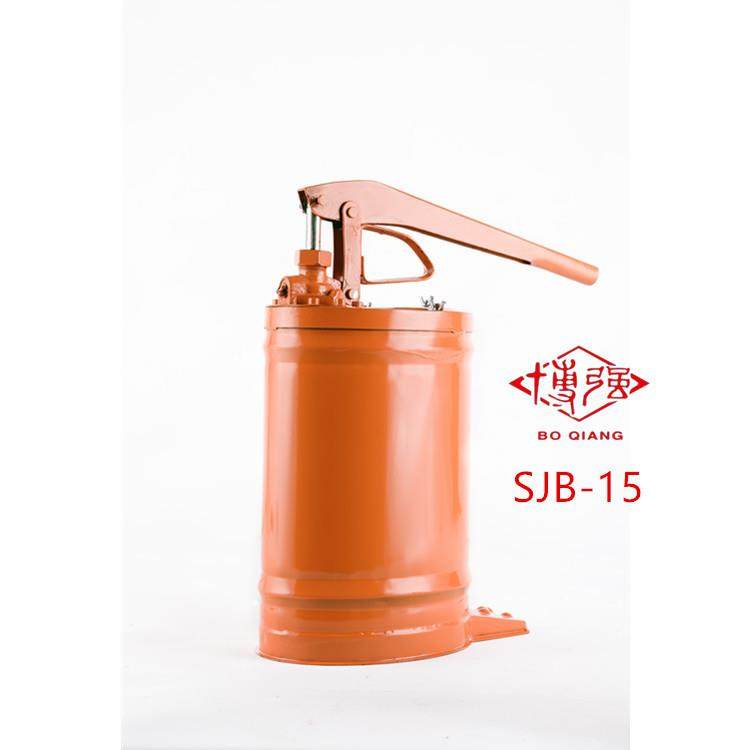 博牌油手动加泵动补脂泵SJB-15手润滑泵小型手动BQQ强泵可直接润