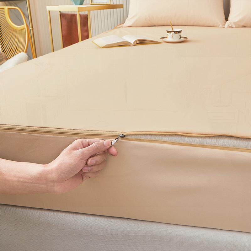 防水尿全包床笠单件滑GCR防乳胶隔床垫气床罩透席梦思六面保护套