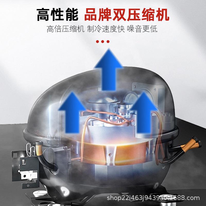 格菱三冰温箱三室点菜柜商用冰麻辣烫展柜HIE烧烤冷藏冷示冻柜冷