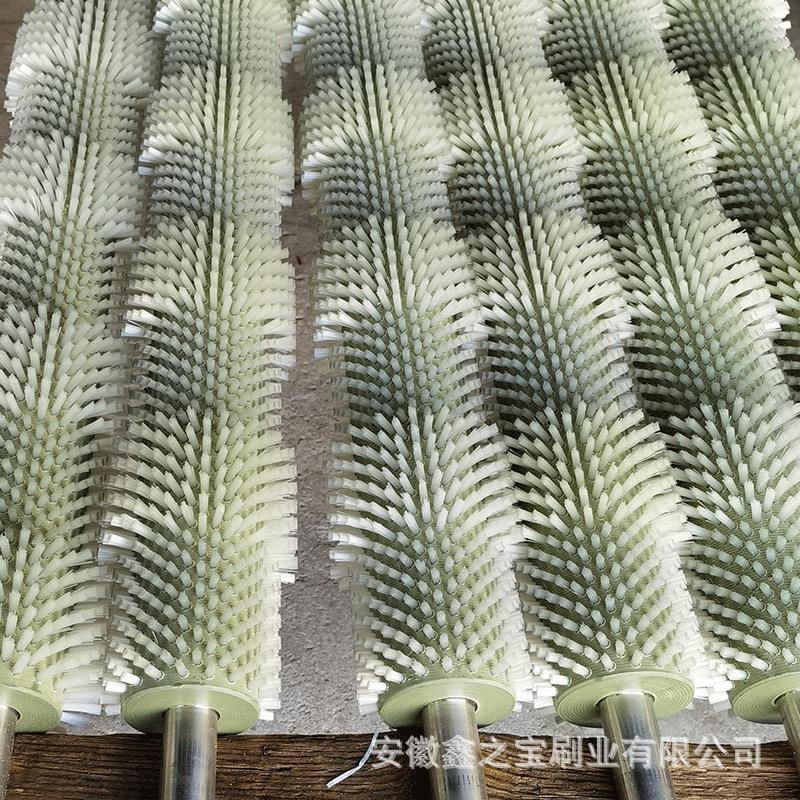 清洗毛刷辊扇鲜海贝去泥机毛刷辊砺子清机毛刷海去泥洗除沙002清