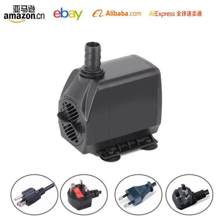 无品牌/95装W假山喷泵园林流水浇花水泵喷泉吸抽水泉庭院花园自庭