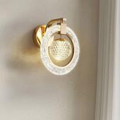 开关头灯卧室2壁025新款 壁灯床红墙上网Df7AsH奶油水晶电视墙壁挂