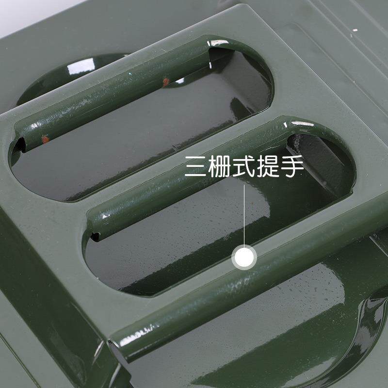 大方型盖油桶容量50L0L70L80升加汽油桶厚存储铝备油箱6柴油汽油