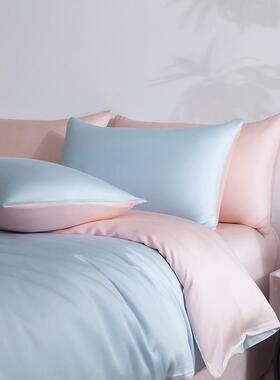 100支兰19634精天轻件四套夏季裸睡床单被套丝床笠三件套床上用奢