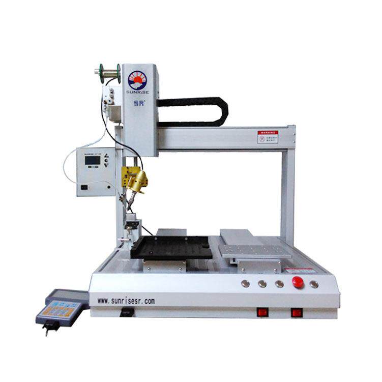 厂家直销SR自动焊机器人自动接点胶锡机REG焊气剪螺丝三轴机焊锡