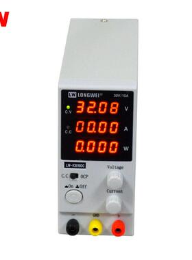 龙威直流稳压电源30V10A老你可调开关电源LW-K302D电镀化高精四位
