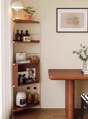 中古架实转角置物不锈钢三木45842展示柜客厅多功能墙角卧室角收