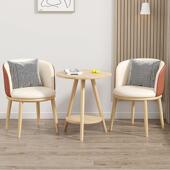 阳台茶桌组合HLR小圆桌茶几椅子件套装 宾馆洽谈椅三接待闲休桌椅