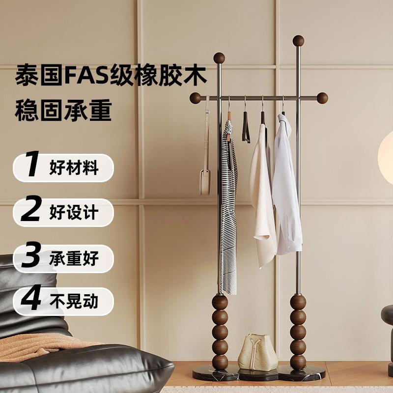 法中古卧室落地挂衣架不式锈钢无品牌/转角入户衣架衣帽架置物复