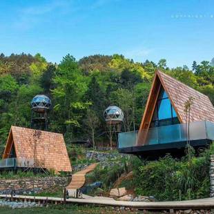 家乐木屋定农制假休闲小木屋景假观休度闲无品牌/度防腐木屋客栈