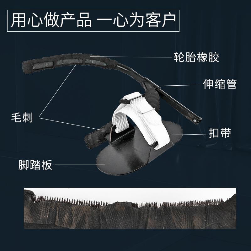 带刺脚扣皮电力MQB加型电工水泥杆脚厚扣登杆防滑脚滑扣防橡脚扣