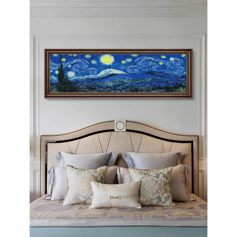 床头卧画室挂画欧式主卧房装饰聚宝盆山水美式客间厅画壁FDY524画,家居饰品,现代装饰画,淘宝优惠券,粉丝福利购,淘宝优惠卷