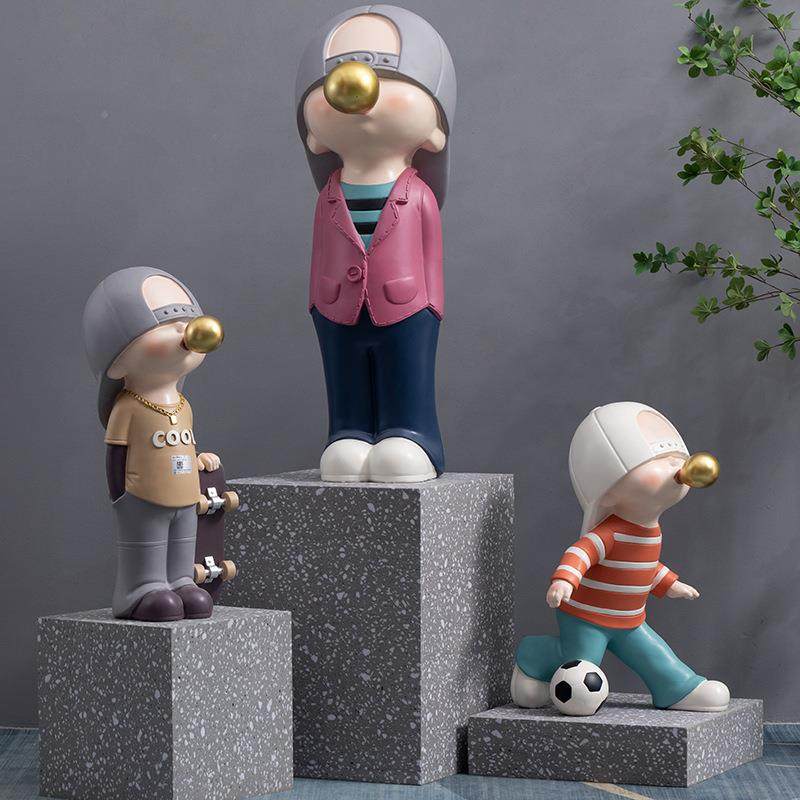 家居室内样板房窗展游乐雕园儿童房装饰客示厅落地大摆件运动JSV