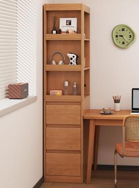 书架落地置物架简物约现代一体靠墙书柜家用客厅层收纳多柜YIB柜