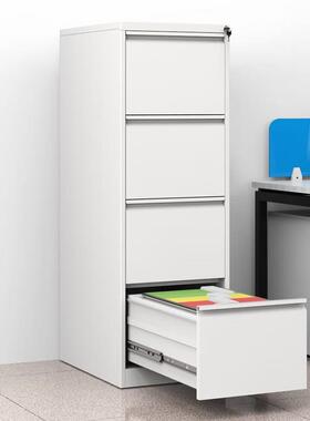 卡箱文纳件柜铁抽屉办柜快捞公夹资料档案kzm-241柜带锁皮收柜A4F