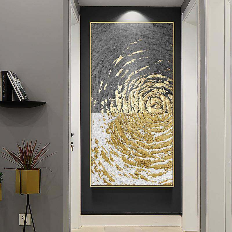 平面喷绘dz画现代式轻奢挂入户玄美挂关装饰画抽象画过道壁画大幅,家居饰品,现代装饰画,淘宝优惠券,粉丝福利购,淘宝优惠卷