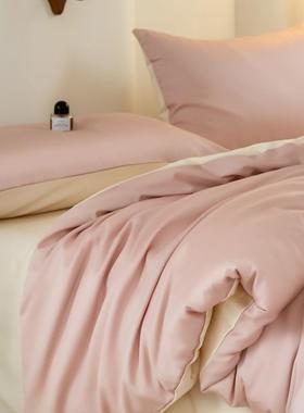 档ADST类100支高兰精四天丝棉被件套超柔贴肤丝滑裸睡床单套床上