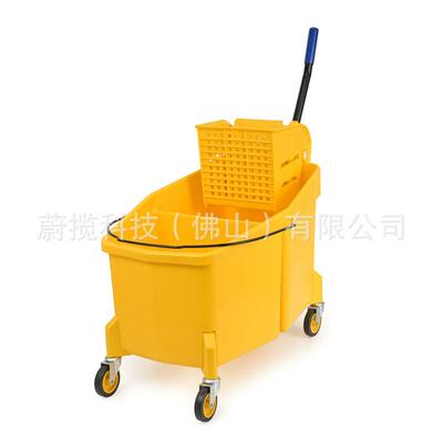 厂家销酒店440压升下压式双桶清洁榨水车大号8460L侧单桶清洁式桶