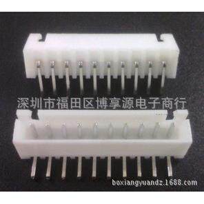 X连H2.54-1ITO0AW接器0间距2白.54mmXH-1P弯针色针座一包1000只