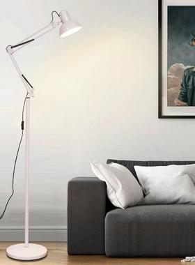 落地现代长臂折台叠简约客厅灯卧室书房学习头阅读LED床护YA59100