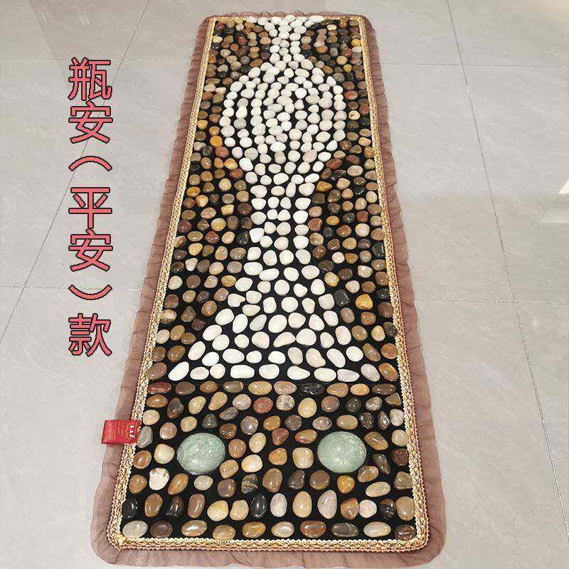 天然鹅卵石底按摩脚踩地足垫雨花石足穴位疗石子路走毯压指板NYU1