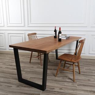 北美木黑胡桃餐桌现代台TM672491简约小户原型餐台木书桌白蜡木工