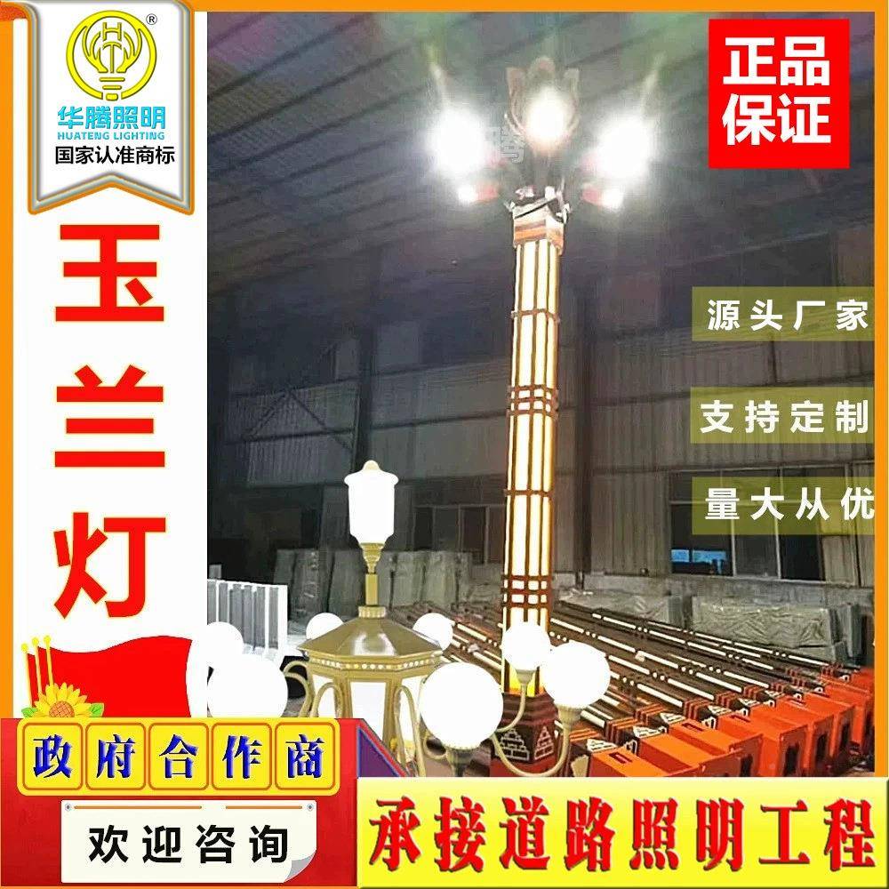 中华灯玉兰市灯米10户外景观灯led政道路广场灯高杆5601灯大米型
