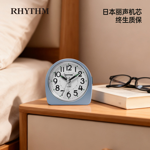 2026新款RHYTHM丽声闹钟学生专用起床神器强力叫醒闹钟儿童男孩