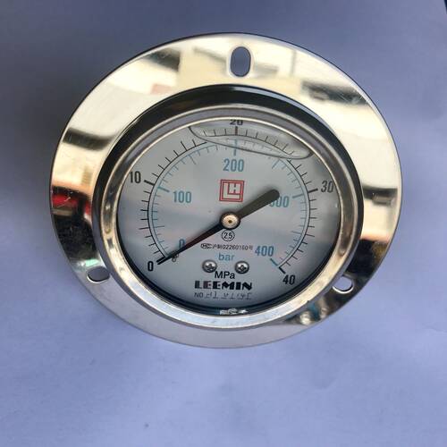 轴向带边耐震压力表黎明Leemin 40mpa 400bar YTN-63IV  m14x1.5