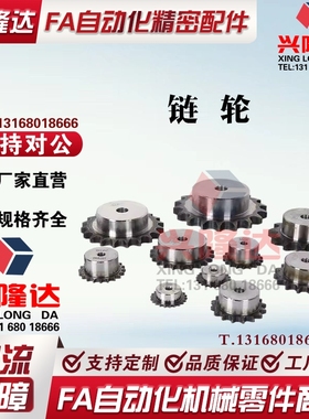 100B/1.2寸链轮VLN02-100/SP100B-10/11/12/13齿替代米思米怡合达