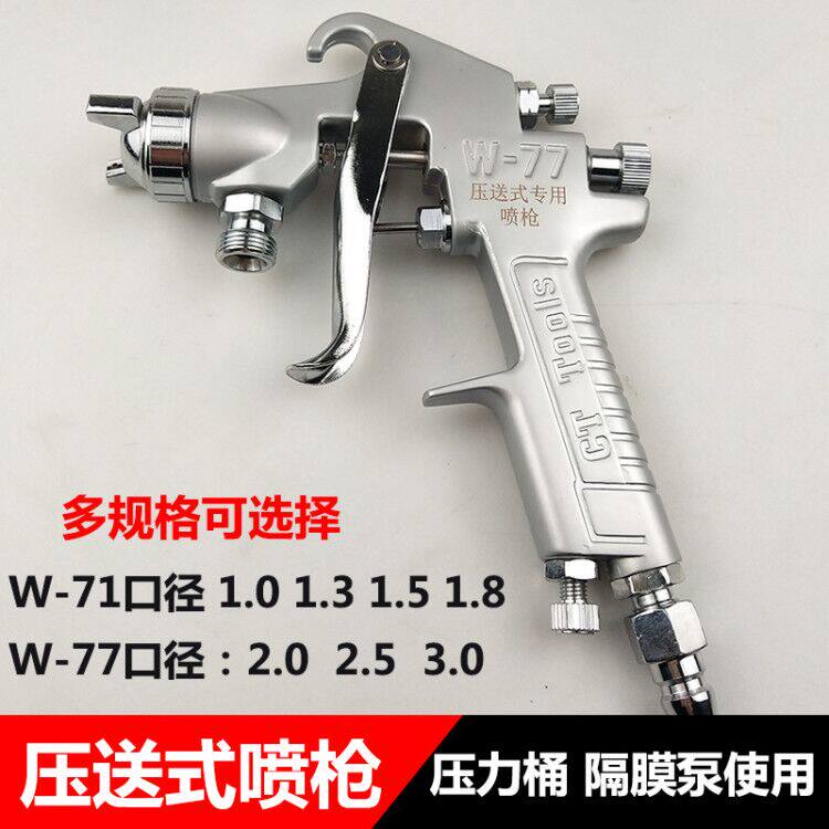 蓝牌W-71压送式喷枪喷油漆的喷抢乳胶漆涂料喷漆w77喷漆枪胶水抢9