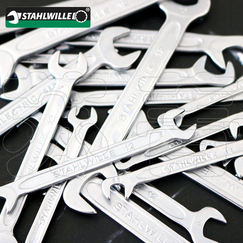 德国原装STAHLWILLE达威力小型开口扳手 超薄 3.2-14mm 12系列