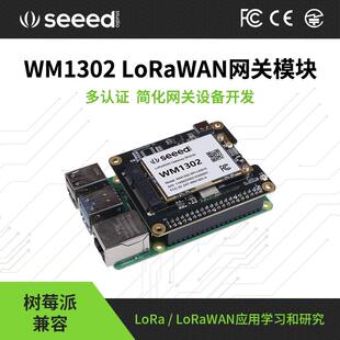 LoRaWAN网关lora通信模块WM1302无线节点US915/EU868树莓派扩展板