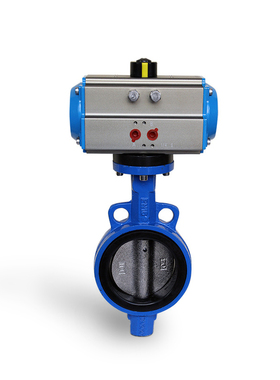 气动蝶阀 D671X-16软密封对夹式蝶阀AT型dn40dn50dn65dn80dn100