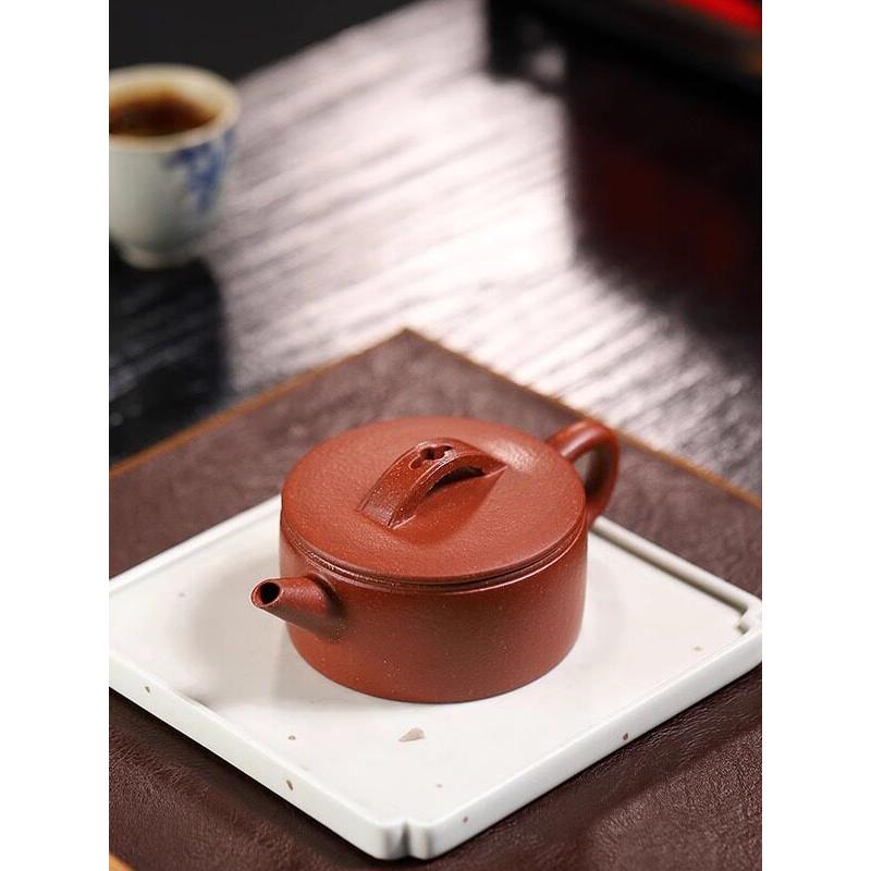 汉化紫砂壶宽口宜兴名手工原矿正宗红坡粗砂功夫茶套装剑流口