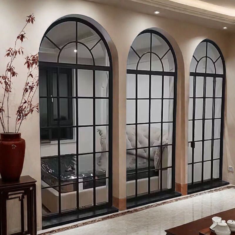 gy$钢化玻璃屏风隔断进门遮挡玄关客厅卫生间洗手台玻璃墙法式大