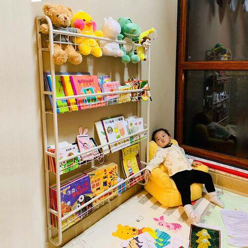 sofs书儿书架绘本35268架挂墙上置物架幼儿童园宝宝小架易简铁艺