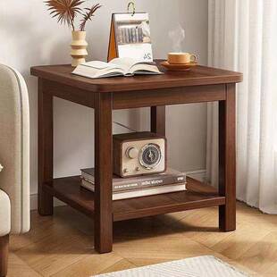 边几家用客厅小茶几桌迷你老小式方桌沙子发角客厅沙发纯实木阳几