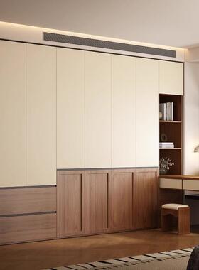 中古分式实木编88786衣段柜一到顶免拉手家用卧室书藤桌欧松板大