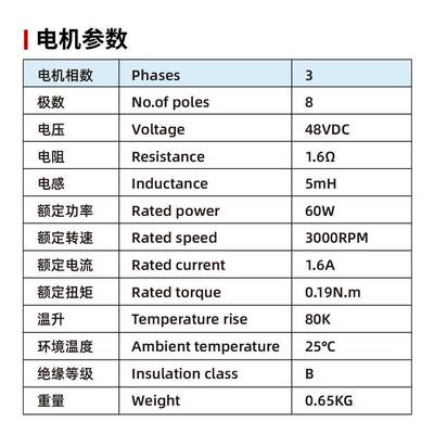 厂伺家直销小型60马W低压伺服电56085机低惯量服电机常州达发货新