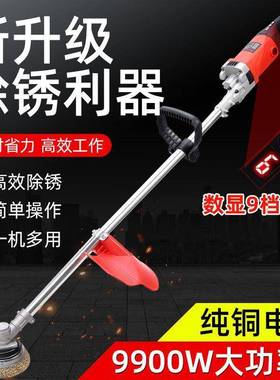 动电除锈机丝轮磨机铁35868钢结构彩打钢瓦除锈翻新机甲板钢板抛