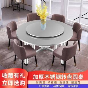 不锈分体桌子圆台商户外吃饭圆桌饭桌桌钢餐可ESX折叠旋转现用代