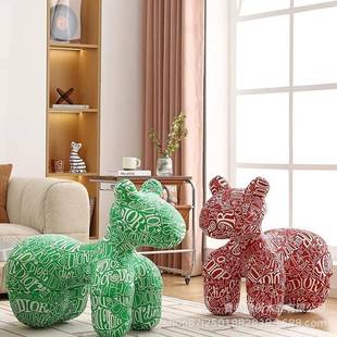 厂用家直儿童座椅家客DIO厅儿童小凳子卡通百搭状动物凳销小马形