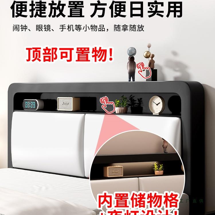 铁艺床双人床家卧室加加加固不锈钢单厚人床架铁用架粗床出租985