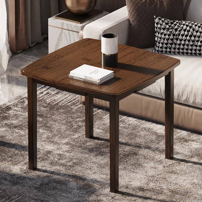 N5四方桌客厅吃桌学习桌家用小形方桌小户饭型桌实木PKB茶抽屉正