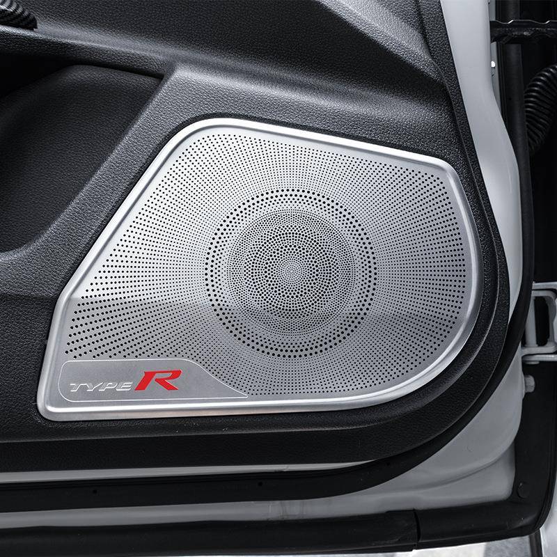 16-2款十代思域改装OPB1车门防踢垫喇饰盖叭罩音响装框三厢两厢内