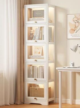 书架落地置物克架亚34080力书柜家用客墙缝边柜子储厅物柜立柜极