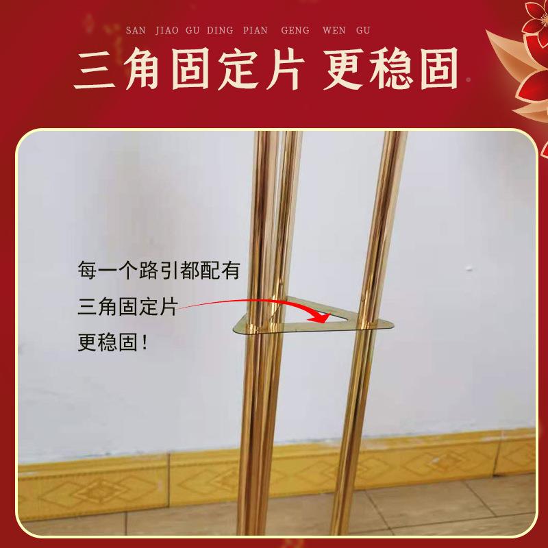 三婚场CQO庆路引中式婚礼装饰发光迎宾区现布置灯水晶头舞台婚庆
