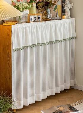 ?置物架孔货丑架OHY遮挡尘帘柜子防免打遮挡布帘厨房杂物遮帘子魔