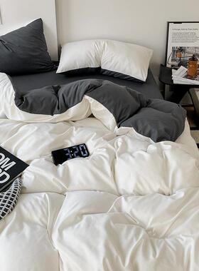 A类纯色被套单件50罩X2001X2三30水洗MS棉学生宿舍被单人双人四件